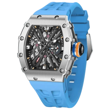 Reloj Pagani Design PD-1738 Azul Skeleton